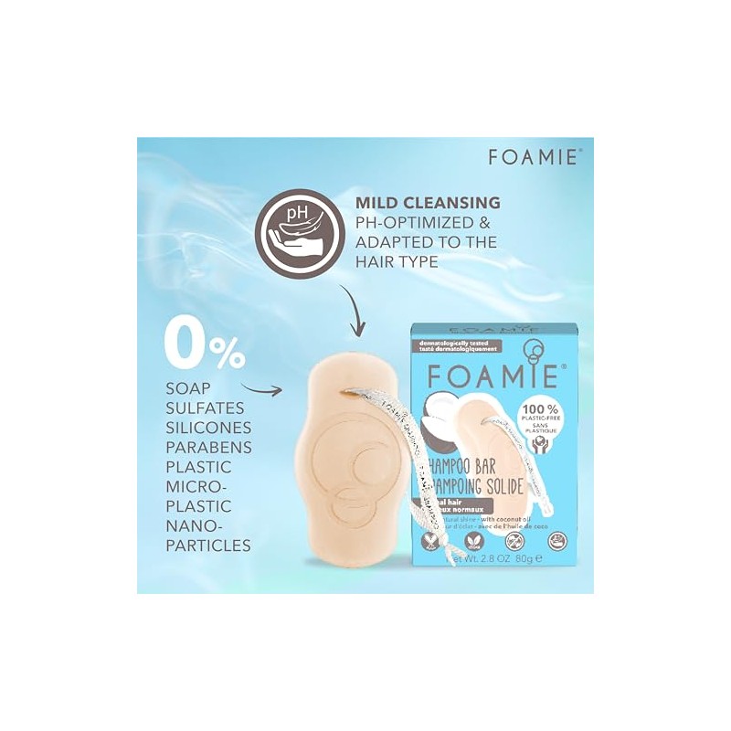 Foamie Shampoo en barra de Coco