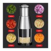 Manual Pressed Chopper,Gourmet Slice Deluxe Chopper,Multifunctional Garlic Chopper, Hand-Pressed Stainless