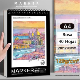 Cuaderno Boceto Dibujo Libreta Para Acuarela Marcador Lápiz