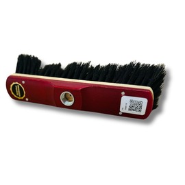 Bricklayers Heavy Duty Horsehair Broom Head (28 cm) – Professional Replacement Brush for Threaded Handles, Industrial & Construction Concrete Cleaning