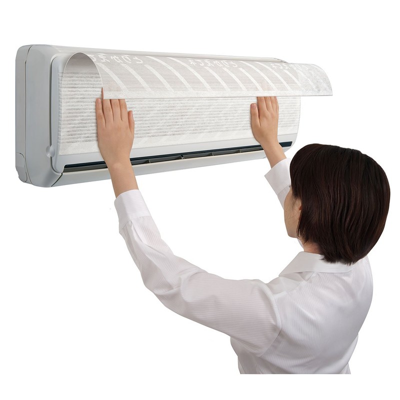 Toyo Aluminum Air Conditioner Filter, Just Paste On, Pack of