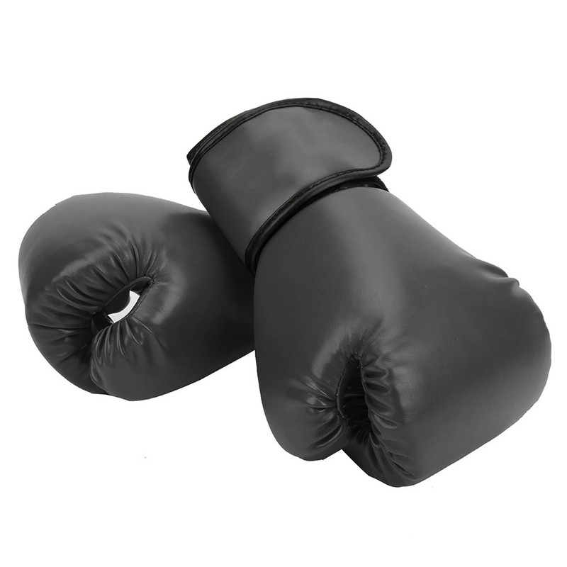 Professional PU Leather Boxing Gloves Breathable Sanda Sparring Sandbag Mitts