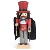 Mysterious Red Magician Nutcracker 11 x 4 Wood Decorative Tabletop