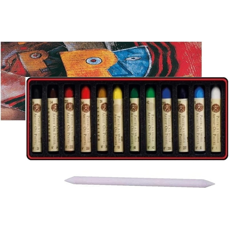 Sennelier Oil Pastels 12 Colours – Made in France