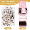 CUBETASTIC Extra Large Nail Polish Organizer Case Holds 86 to