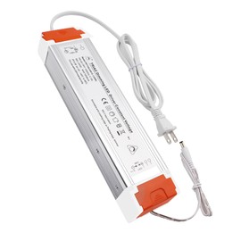 120W Dimmable LED Driver AIBOO Transformer 120V AC to 12V DC Power Supply with Removable AC Cord Compatible with Dimmer Switch for LED Strip Lights LED Module LED Neon Sign