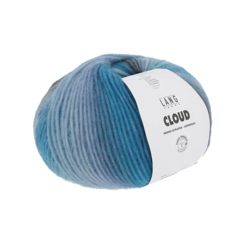 Lang Yarns - Cloud 0011 Blue Turquoise 100 g