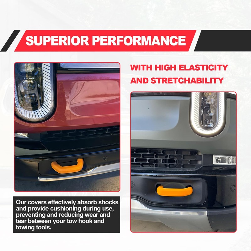 2Pcs Compatible with Rivian R1T Accessories / R1S Accessories Tow