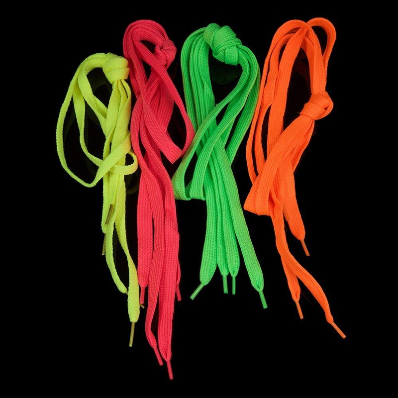 The Glowhouse Green Neon Shoe Laces Bright UV Shoelaces x