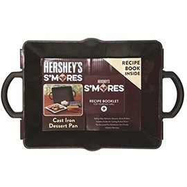Hersheys 13.5" Cast Iron Smores Pan - Grill or Bake Delicious Desserts, Bread and More