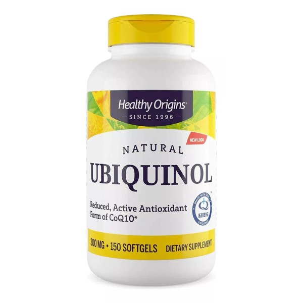 Healthy Origins Ubiquinol Natural Coq-10 300 Mg 150 Softgles