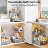 Under Sink Organizer, 2 Pack 2 Tier Pull Out Under