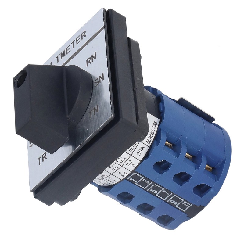 BERM Changeover Switch Rotary Knob Voltage Control 7 Position 3