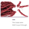 Niseyo Faux Locs Crochet Hair 18 Inch Soft locs, 6
