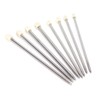 22Pcs Knitting Needles Stainless Steel Straight Single Pointed HandMade Wool