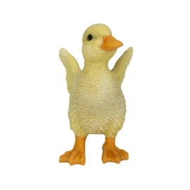 Oubia Duckling Feathers 7.5x7.2x11.5cm Doll Figurine Figurine Animal Garden Decoration Bird H12136-1