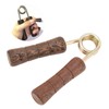 Hand Grip Strengthener, Wood Handle Hand Grip Strengthener Wrist Forearm