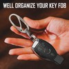 KeyUnity Titanium Carabiner Keychain Clip | Dual-Gate Quick Release EDC
