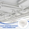 Duct Reducer 6"to2" PVC Round Duct Adapter Connector Fits DWV