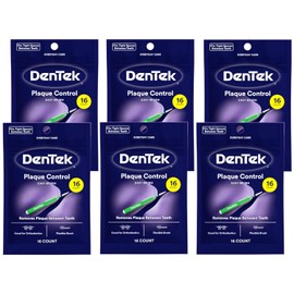 Dentek Easy Brush Cleaners Extra Tight Spaces 16 Count (6 Pack)
