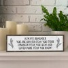 Motivation Wood Signs (Medium - Wood And Metal, Always Remember