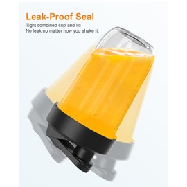 Replacement Parts 26oz Cups with Flip-Top To-Go-Lid Compatible with TOAKELI 850w Blender Accessory-2-pack