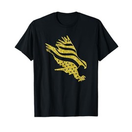 Patriotic T-Shirt Golden American Eagle Men Women Kids Gift T-Shirt