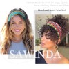 Pack de 6 diademas bohemias SAWINDA en colores vivos para