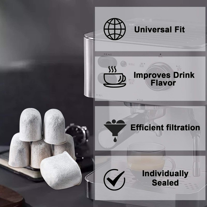 Litviz 24 Pack Compatible Charcoal Water Filter Replacements for Breville