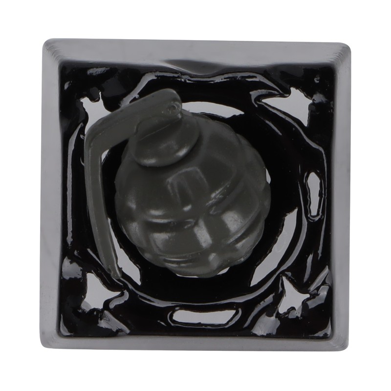 Decorative Keycap Aluminum Alloy Grenade Shape Translucent Mechanical Keyboard Accessories