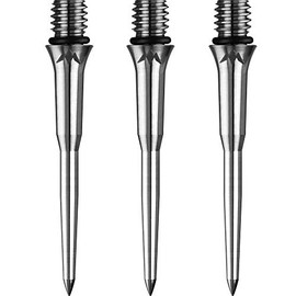 Mission Titan Pro Smooth Conversion Tips, Silver, 30 mm