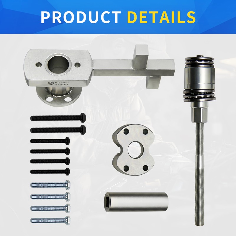 Crankshaft Pulley Puller Tool, Crankshaft Damper Remover Puller with Jaguar