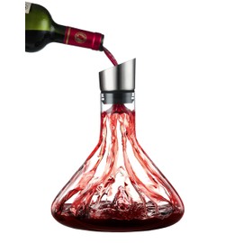 Wine Decanter, Decanter Crystal Clear Wine Decanter with Aerator