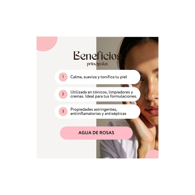 Agua De Rosas Tonificante Skin Care Piel Mixta