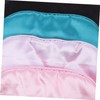 SAFIGLE 4pcs Faux Silk Eye Mask Double Sided Satin Sleep