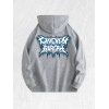 Screaming Drip Graphic Hoodie 100% Cotton US Warehouse 7 ColorsColor: