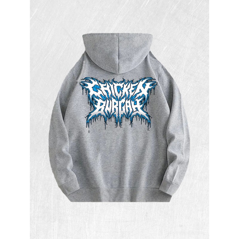 Screaming Drip Graphic Hoodie 100% Cotton US Warehouse 7 ColorsColor: