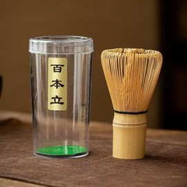 ZHAOYCSH Matcha-Schneebesen aus Bambus – 76 Zinken, Traditioneller Chasen für Matcha Tee & Japanische Teezeremonie, Halbhandgefertigter Bambusbesen zum Rühren von Grüntee-Pulver