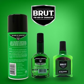 Brut Fragrance Gift Set Deodorant Spray, Cologne, & Aftershave