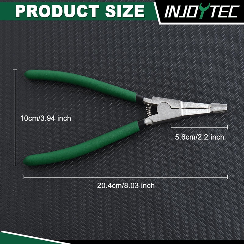 INJOYTEC Snap Ring Pliers, Locking Ring Pliers, Tip Straight Snap