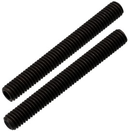 AERZETIX - C76099 Set of 5 Clamping Screws without Head M6 x 50 mm with Concave End and Hexagon Socket Shell - Steel - Colour Black