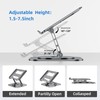 MCHOSE Laptop Stand with 360° Rotating Base, Foldable Adjustable Computer