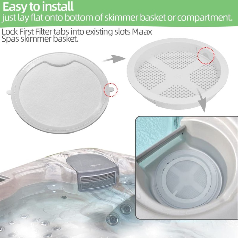 Alocs First Filter Replacement for MAAX & Whirlpool Coleman Spas