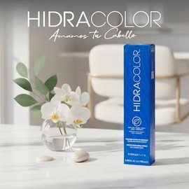 HIDRACOLOR - Tinte Permanente para Cabello Color 7.44 Rubio Cobrizo Profundo 90 ml, Cubre Canas, con Miel y Aloe Vera, Gran Duración y Humectación, Coloración Cabello, Sedosidad y Brillo