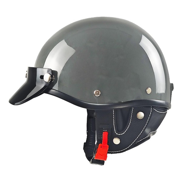 Half Motorcycle Helmets Retro Open Face Half Shell Motocross Helmet