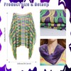 3Pcs Mardi Gras Shawls Wraps Accessory Mardi Gras Women's Poncho