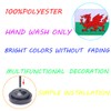 WXTWK 2 Pack National Table flag with black base (Welsh)