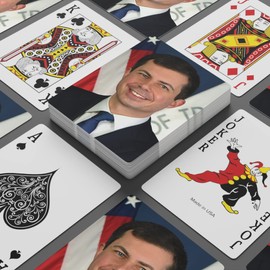 Brian Bula Pete Buttigieg Playing Cards Fun Pete Buttigieg Poker Cards Buttigieg Cards