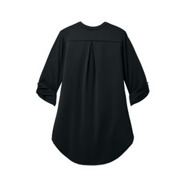 Port Authority Ladies City Stretch 3/4-Sleeve Tunic LK6840, Black, XL