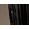 Dunes 36 in. x 80 in. Black Vinyl Accordion Door
